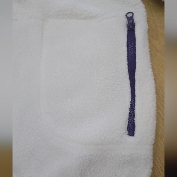 Women’s Sherpa Lightweight Fleece Pullover Button Down fuzzy jacket - Picture 5 of 6